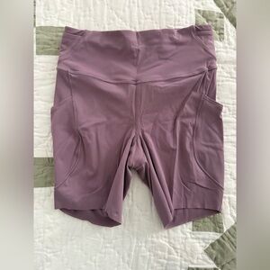 lululemon athletica Women's Purple Bike Shorts